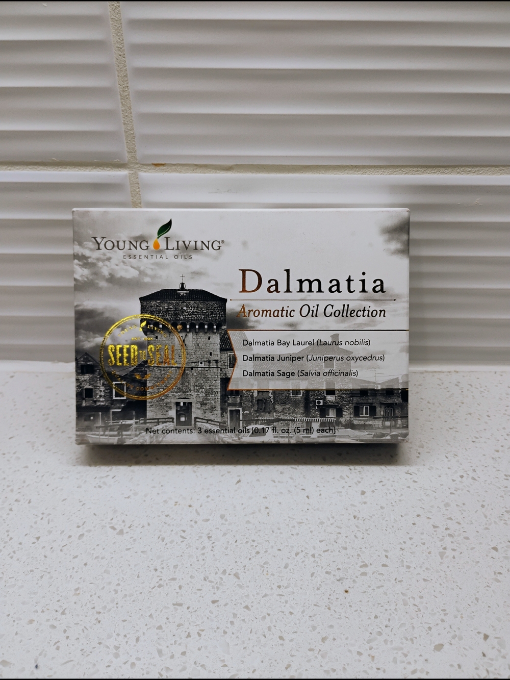 Young Living Dalmatia Aromatic Oil Collection - White, Black, Gold
